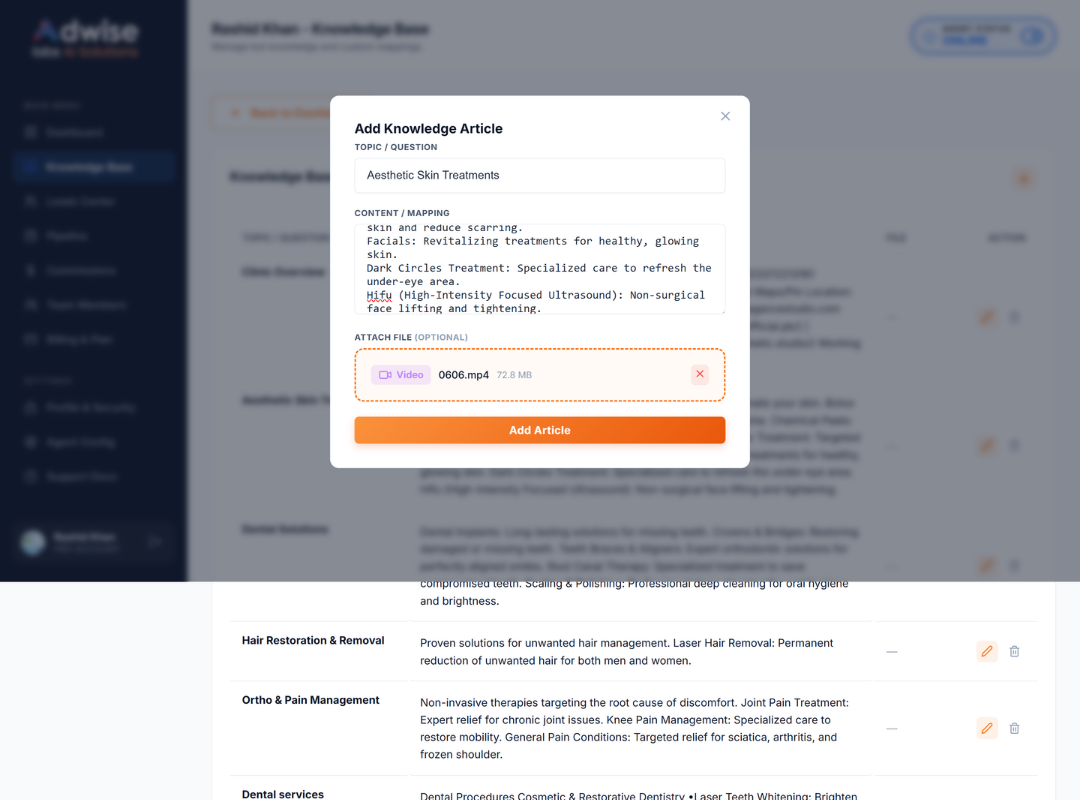 Knowledge Base View
